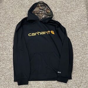 Carhartt Black Sweatshirt with Force Extremes Logo